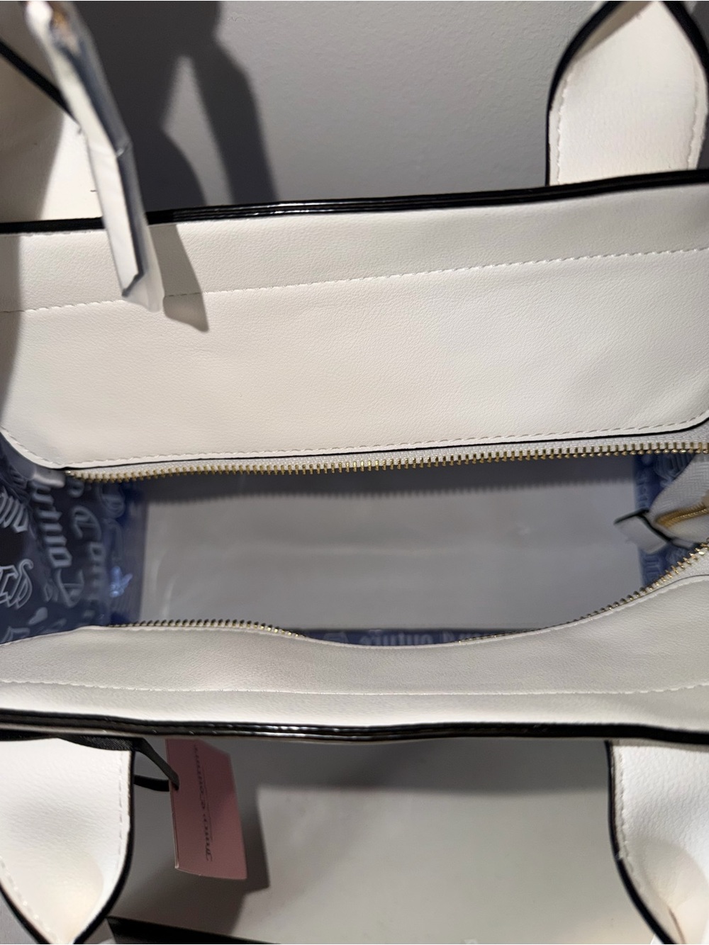 Juicy Couture Heart Dazzling Blue Beachin Tote NWT w/ Cosmetic Bag - Picture 10 of 12